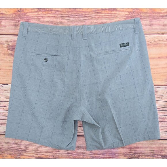 Travis Mathew Mens Gray Plaid Shorts 38 - Picture 2 of 7